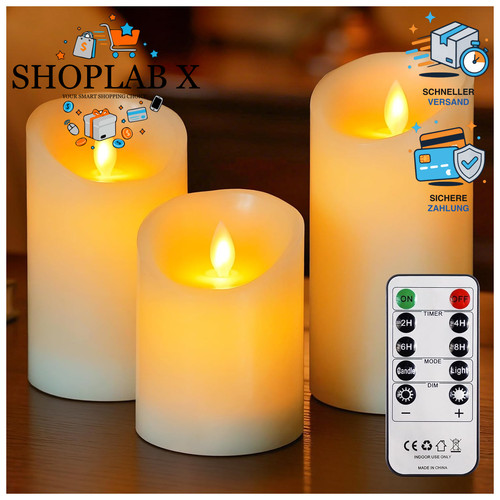 Led kerzen flammlose - flammlose, mit