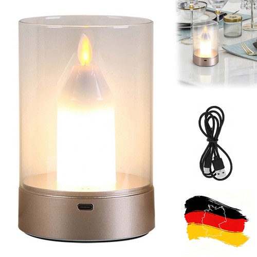Flammlose kerze tischlampe - flammlose,