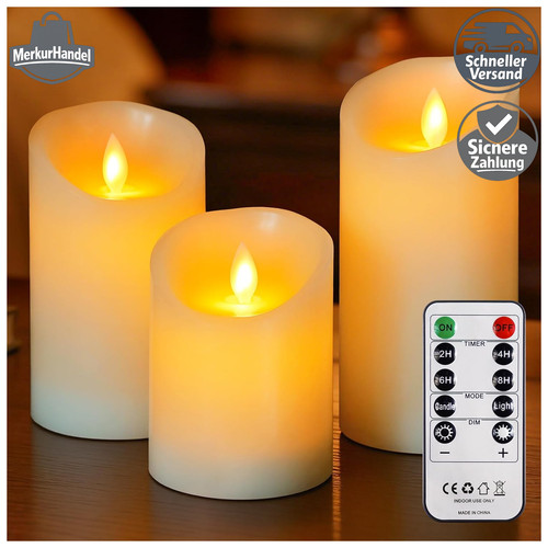 Led kerzen flammlose - led, säulen