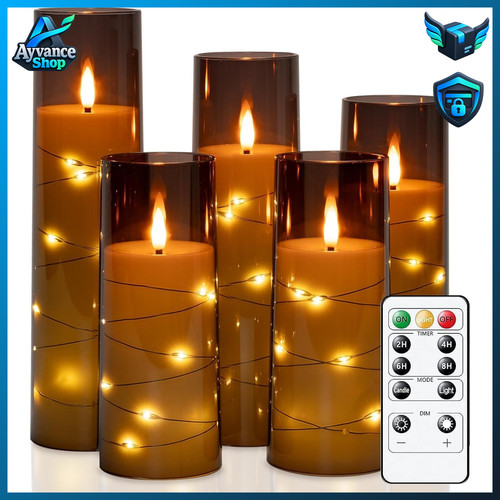 Flackernde flammloses kerzen - flammloses,