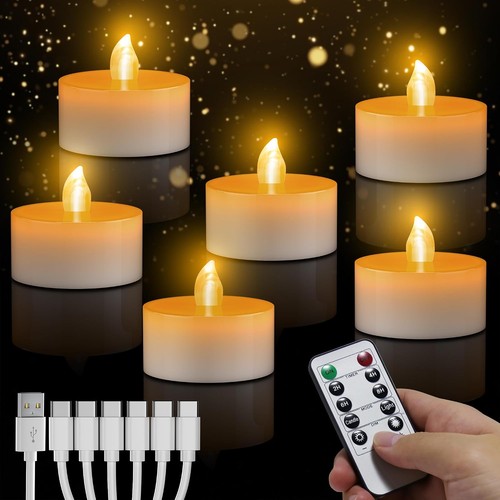 Led teelichter wiederaufladbar - teelichter,