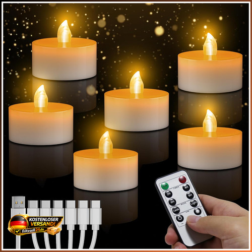 Led teelichter wiederaufladbar - led,