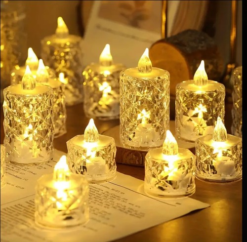 Led kerze flammenlos teelicht - kerze,
