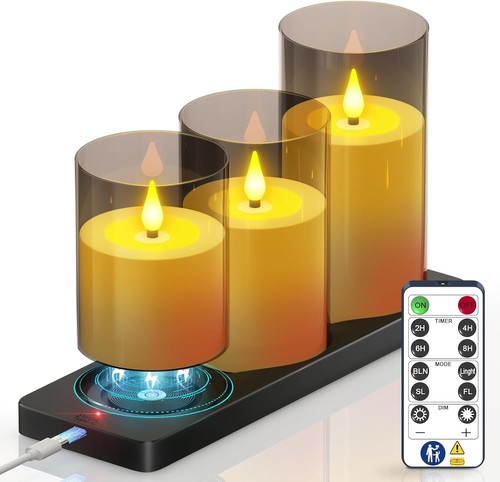 Wiederaufladbare led kerzen - wiederaufladbare,