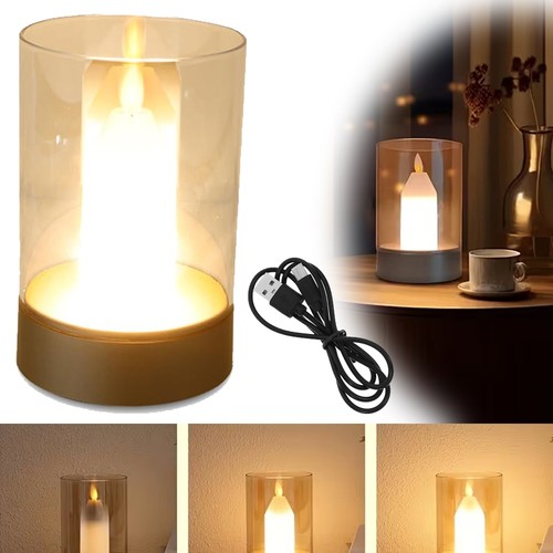 Flammlose kerze tischlampe - kerze,