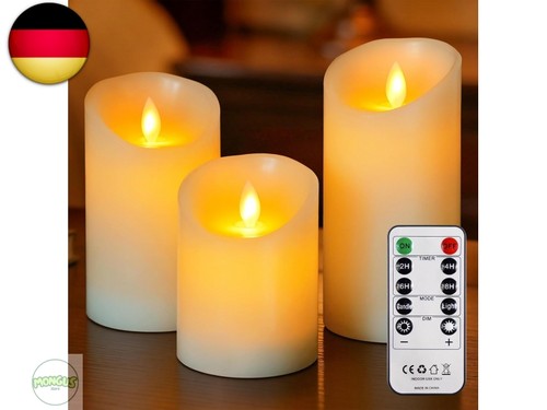 Flammlose säulen led kerzen - flammlose,