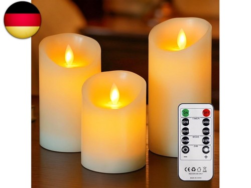 Flammlose säulen led kerzen - flammlose,