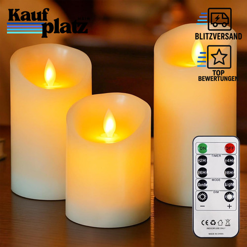 Led kerzen flammlose mit - kerzen,